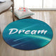 Galaxy Dream Round Floor Mat 
