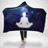 Galaxy Meditation Hooded Blanket