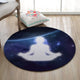 Galaxy Meditation Round Floor Mat 